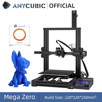 ANYCUBIC 3D Tiskalnik Mega Nič Impresora 3D DIY Komplet Full Metal Velikih Tiskanja Velikost Zaslona na Dotik LCD Žarilno SD 3d Drucker