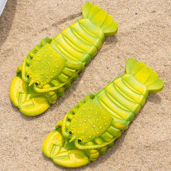 Smešno poletni čevlji moški velikosti 33-47 jastog široko copate nekaj hoja čevlji človek plaži strani