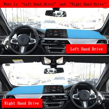 Auto Avto nadzorna plošča Pokrov Dash Mat Odbor Pad Preprogo Dashmat Notranje Preproge za BMW serije 5 2011-2017 Desni Pogon Dodatki
