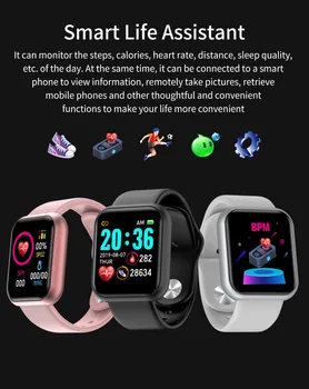 2021 Pametno Gledati Fitnes Zapestnica Dejavnosti Tracker Srčnega utripa, Krvnega tlaka, Bluetooth Pazi za ios Android VS B57 B58
