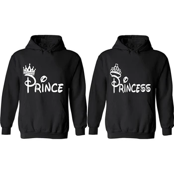 Princ in princesa-ujemanje puloverji-njegova in njena ljubezen puloverji, nekaj hoodies, pulover jopice, jopiči po meri