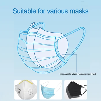 50Pcs Zraka Masko Fiters Anti Meglica In Dustproof Filter za Enkratno uporabo maske pad PM2.5 Maske, Zaščitna Dihanje Zamenljive Filte Vroče