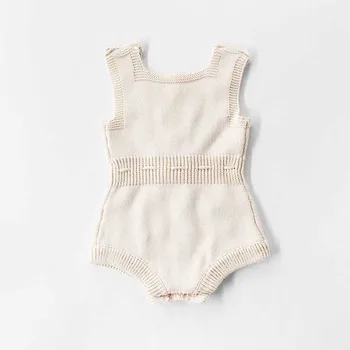 Pletene Otroška Oblačila 2019 Novorojenega Otroka, Igralne Obleke Ročno Pompom Baby Dekle Romper Bombaža, Za Malčke Baby Fantje Jumpsuit Kombinezon