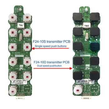 Telecontrol F24-10S F24-10D industrijske daljinski upravljalnik oddajnik oddajnik vezja PCB ali CPU za zamenjavo popravila maintance