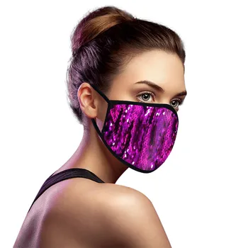 5pcs Sequins Moda za Večkratno uporabo Obraz, Usta Kritje Masques Windproof Usta-žarilna Maschere Skp 207