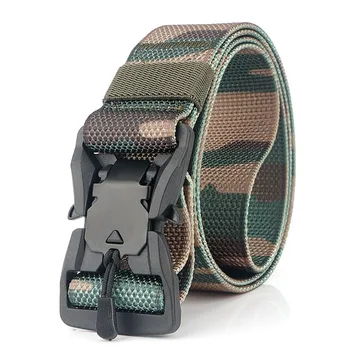 Taktični pas vojaško usposabljanje magnetni pas snap gumb najlon prikrivanje moške pasu lahko Večnamensko Usposabljanje Pasovi