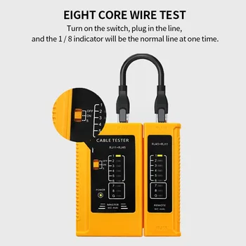 Omrežje Skladu Tester Network Cable Tester Večfunkcijsko Tester Telefonski Kabel Skladu Checker-1 Komplet RJ45 / RJ11