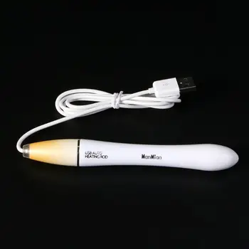 USB Grelec Za Seks Lutke Silikonski Vagina Muco Spola Igrače, Opremo Masturbacija Pomoči Ogrevanje Palico
