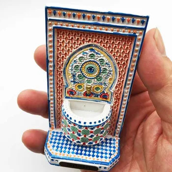 Hladilnik Magneti Maroku, Španiji, Granade Doma Dekor Umetnosti in Obrti Lev Dvorišče V Palači Alhambra Hladilnik Magneti Darila