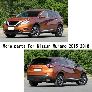 Za Nissan Murano 2016 2017 2018 avto styling pokrovček nazaj (pogled od zadaj) Rearview Strani Zrcalni Trak palico trim plošča lučka 2pcs