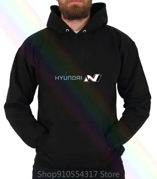 Hyundai N Skladu Hoodie Sweatshirts I20 I30 Avto Logotip Nov Moški Pulover S Kapuco Velikost Jopice Sxxl Zda Ženske Moški
