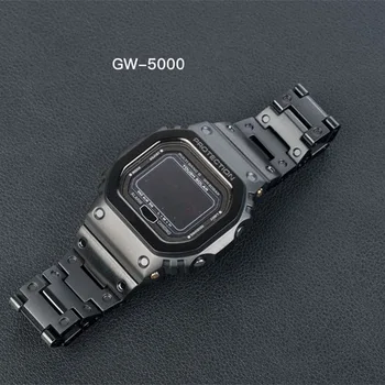 5600 Kovine Nerjaveče Jeklo Watchband GW-M5610 Trak DW 5600 GW-5000 DW-5030 G-5600 Watch Band Okvir Primeru Pasu Orodja