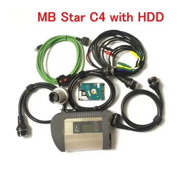 2020 Diagnozo MB Star C4 SD Priključitev Kompaktne 4 Multiplexer z Wifi Funkcija Celoten Sklop Kablov Najnovejšo Programsko opremo v2020.06 320gb HDD