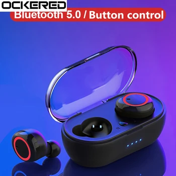 TWS Brezžični 5.0 Bluetooth Slušalke Hi-fi Stereo Slušalke Bluetooth Igralec Šport Slušalke S Polnjenjem Polje