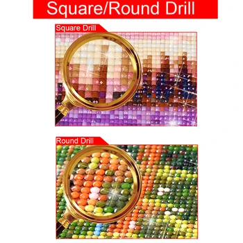 5D DIY Diamond Slikarstvo Navzkrižno stitch Nekaj Volkovi Kristalno Needlework Celoten Kvadratni/Krog Diamond Vezenje Slike Mozaik