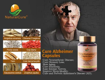 NaturalCure Zdravljenje Alzheimerjeve Kapsule, Tajne Formule Od Antičnih Časov, Tablete za Starejše Simptomov, brez stranskih učinkov