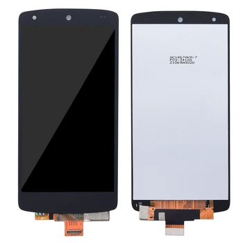 Original Za LG Google Nexus 5 prikaz D820 D821 LCD-Zaslon, Zaslon na Dotik, Računalnike z Okvirjem Celoten Sklop Nadomestni deli