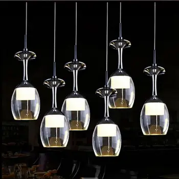 Sodobne ustvarjalne kristalno stropne svetilke LED svetilke dnevna soba jedilnica steklena stropna svetilka led lustre luči stropne luči
