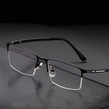 Logorela 9916 Titanove Zlitine Okvir Očal Moških Recept Očala Letnik Kvadratnih Očala Za Kratkovidnost Optični Okvirji Za Očala