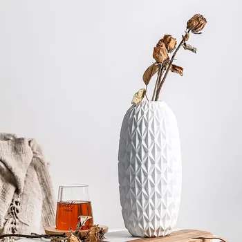 Evropski Slog Vaze, Keramične Bel Namizni Vaza Moda Sodobne vaze Doma Dekoracijo vaza