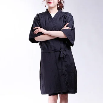 Salon Stranka Obleke in Plašče Cape frizerski Salon Las Rezanje Delavska za Stranke Kimono Style (Black)