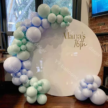DIY Pastelnih Macaron Modra Mint Balon Garland Iver Globos Arch Komplet za Rojstni dan, Poroko Baby Tuš Obletnica Stranka Dekor