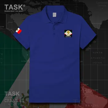 Navy Združenimi Mehiškimi državami MX Mehika MEX Vojske vojaške kratek rokav Polo majica mens priložnostne moda Dihanje Polo Majica poletje