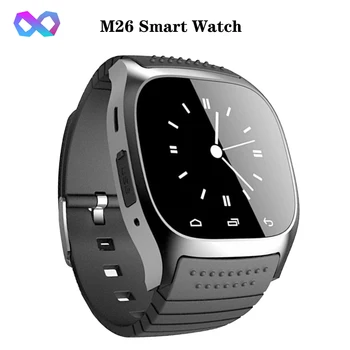Nepremočljiva Smartwatch M26 Bluetooth Smart Gledam vsak Dan vodoodporna LED Zaslon Za Android Telefon
