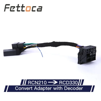 RCN210, da RCD330 Plug Converter s Canbus Simulator Plug & Play ISO Quadlock Kabel Dekoder