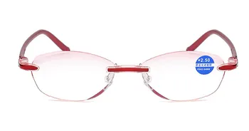 Eyesilove ženske obravnavi očala ultra lahka Diamantno Rezanje presbyopic očala anti-blue ray +1.0 +1.5 +2.0 +2.5 +3.0 +3.50 4.00