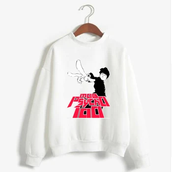 Japonski Anime Smešno Mob Psiho 100 Hoodies 2020 Pozimi Japonskem Slogu Sweatshirts Ulične za Ženske/moški