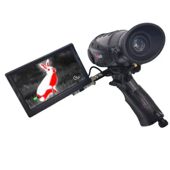 VODNIK 510P termovizijo Digital Night Vision Področje Lov Patrol Infrardeči Detektor Night Pogled Riflescope Oko