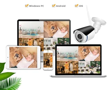 BESDER HD 1080P 720P Wifi Home Security IP Kamera Brezžična nadzorna Kamera z Night Vision Two-way Audio Nepremočljiva Onvif