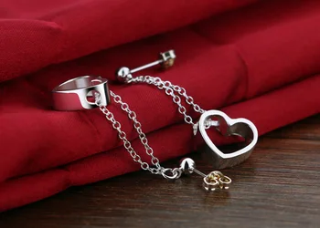 ženske 925 sterling srebrni uhani srčkan srce obesek, uhani ženski Trdna srebrni nakit Valentinovo darila Brezplačna dostava