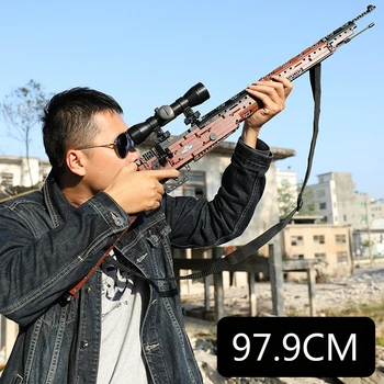 PUBG Pištole 98K Model gradniki Ww2 Vojaški Ostrostrelec Puška Orožje Določa SWAT Opeke Boy Toy Darilo