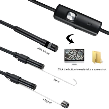 5,5 mm/7mm Objektiv Android, PC, USB/Micro USB/Tip-C Endoskop Fotoaparata indikatorska Lučka Nepremočljiva 1m/2m/3,5 m/5m Kača Kabel Endoskop