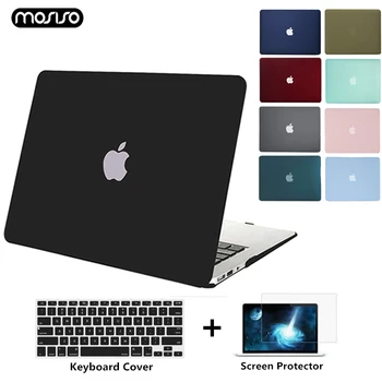 2019 Najnovejši MOSISO Kristalno\Mat Primeru Za MacBook Air 13 Pro 13 15 Dotik Bar Retina Laptop Torba Za Mac Book Air 13,3 Primeru A1932