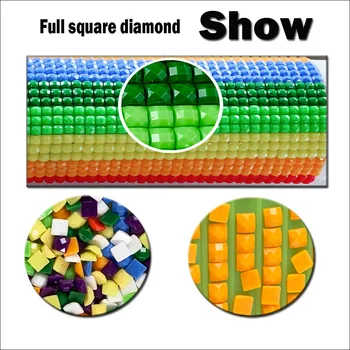 Vroče prodajo-Polno Squaredrill 5D Diy Diamond Slika 