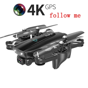 Mini Brnenje 4K 1080P Menoj, GPS, Wifi 2.4 G 5.8 G True 4k Poklicno Rc Helikopter 6ch Nitro Quadcopter HD Kamera za dolge razdalje,