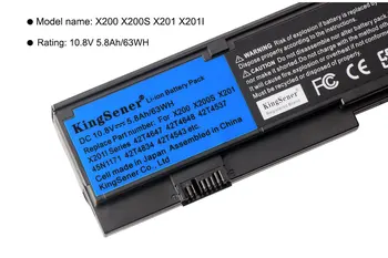 KingSener Nov Laptop baterija Za Lenovo, IBM ThinkPad X200 X200S X201 X201I 42T4834 42T4535 42T4543 42T4650 42T4534 45N117