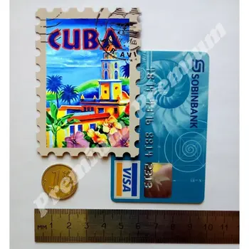 Kuba spominek magnet letnik turistični plakat