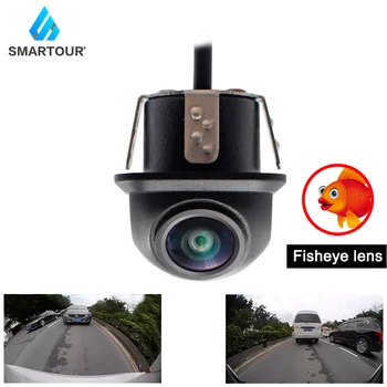 Smartour Avto fisheye 170 stopnja širokokotni obračanje fotoaparat nočni night vision pogled od zadaj rezervno kamero