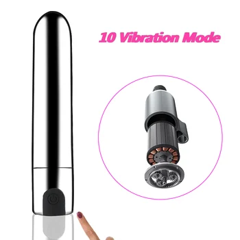 10 Hitrost Mini Bullet Vibrator Sex Igrače za Ženske Močne Vibracije Klitoris Massager Dildo, Vibrator Ženski masturbator Seks Igrače