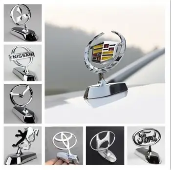 15 modelov avtomobilov Kovinski Kromiranega Emblem Značko Nalepke Nalepke Modni avto glavo kritje spremenjen iz nerjavečega jekla avto logotip