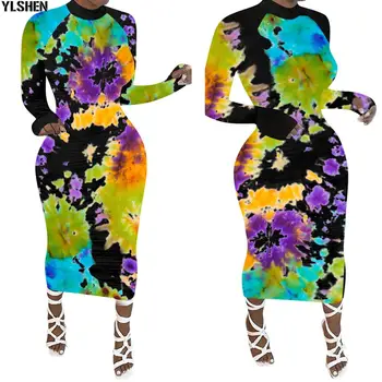 Afriške Obleke Za Ženske Z Dolgimi Rokavi 2020 Nove Afriške Modnih Oblačil, Žamet Africaine Haljo Dolgo Obleko Maxi Afriki Oblačila