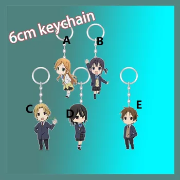 Kokoro Connect Inaba Himeko Nagase Iori Anime Akril Keychain Traku Slika 6 cm