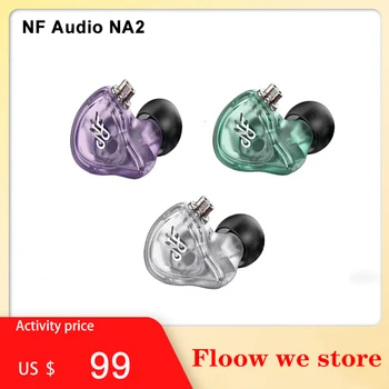 NF Avdio NA2 Dvojno Votlini Dinamično V uho Monitor Hi-fi Slušalke Glasbe Ob Glasbenik IEMs Čepkov 2 Pin 0.78 mm Kabel
