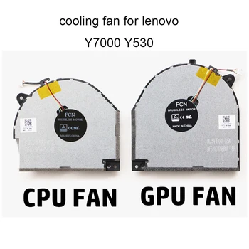 Računalnik CPU Hladilni Ventilator Hladilnika Za Lenovo Legije Y7000 Y530 15ICH Prenosni PC GPU Grafični kartici kul navijači 5V 4pin DFS200405CA0T