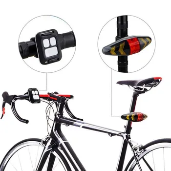 Kolo Rep Svetlobe Smerokaze Z Brezžično Izposoja Luč Svetlobe Accesorios Par Bicicleta Na Prostem, Kolesarjenje Varno Zaščito