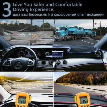 Nadzorna plošča Pokrov Zaščitni Ploščici za Jeep Cherokee KL~2019 Avto, dodatna Oprema na Armaturno Ploščo Dežnik Preprogo 2016 2017 2018